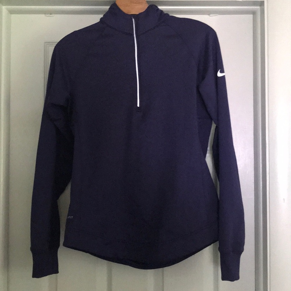 purple nike zip-up